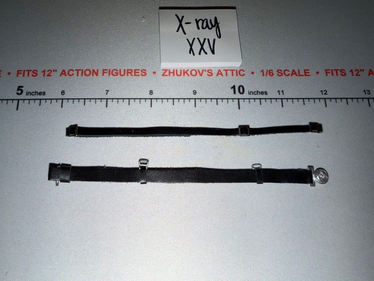 1/6 Scale WWII German Officer Belt with Shoulder Strap Set - DID