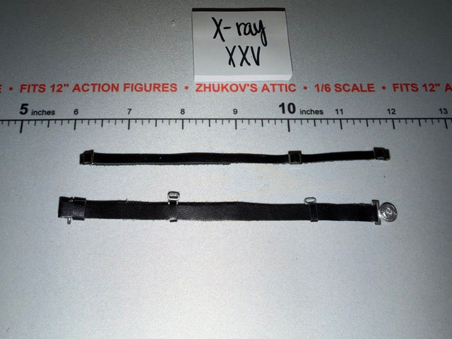 1/6 Scale WWII German Officer Belt with Shoulder Strap Set - DID