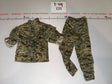 1/6 Scale Modern US Marine MARPAT Woodland Camouflage Uniform