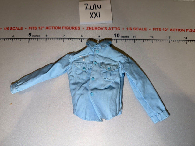 1/6 Scale WWII German Luftwaffe Blue Shirt