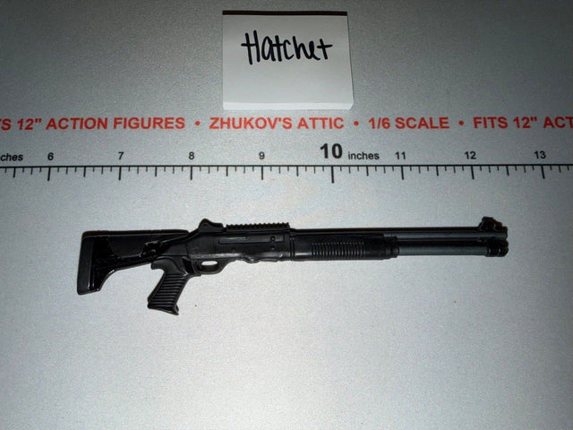1/6 Scale Modern Era Pump Action Shotgun with Pistol Grip and Folding Stock - Zhukov's Attic