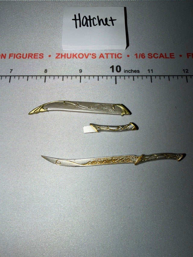 1/6 Scale Medieval Fantasy Elven Dagger and Knife Set - Sideshow - Lord of the Rings