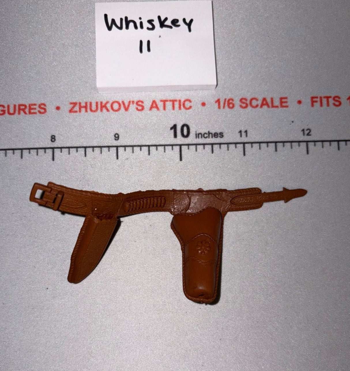 1/6 Scale Western Era Cowboy Gun Belt and Holster Set - Johnny West