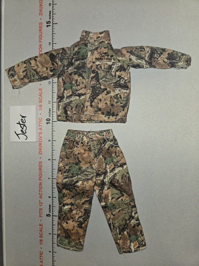 1/6 Scale Modern Team Realtree Hunting Camouflage Uniform Set - Civilian