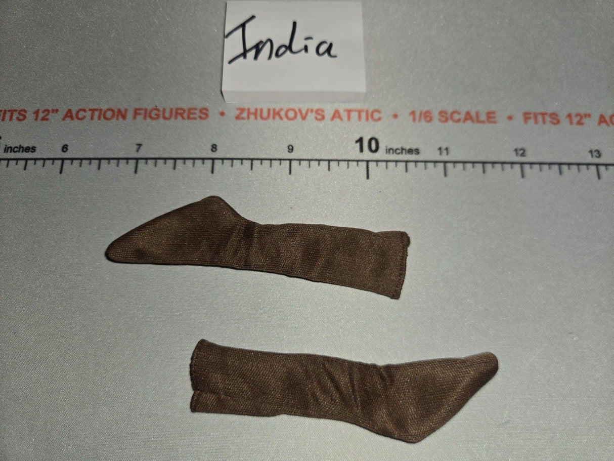 1/6 Scale WWII British Socks - Brown