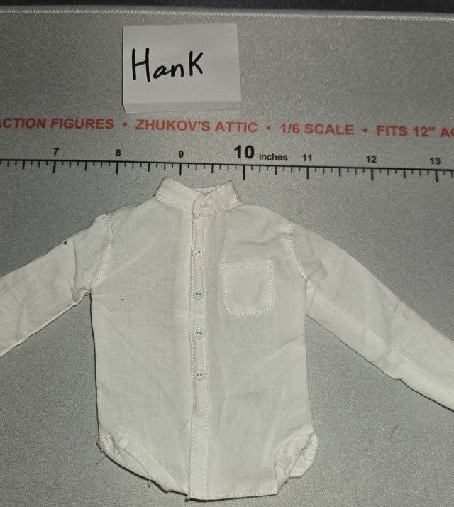 1/6 Scale WWII German White Dress Shirt