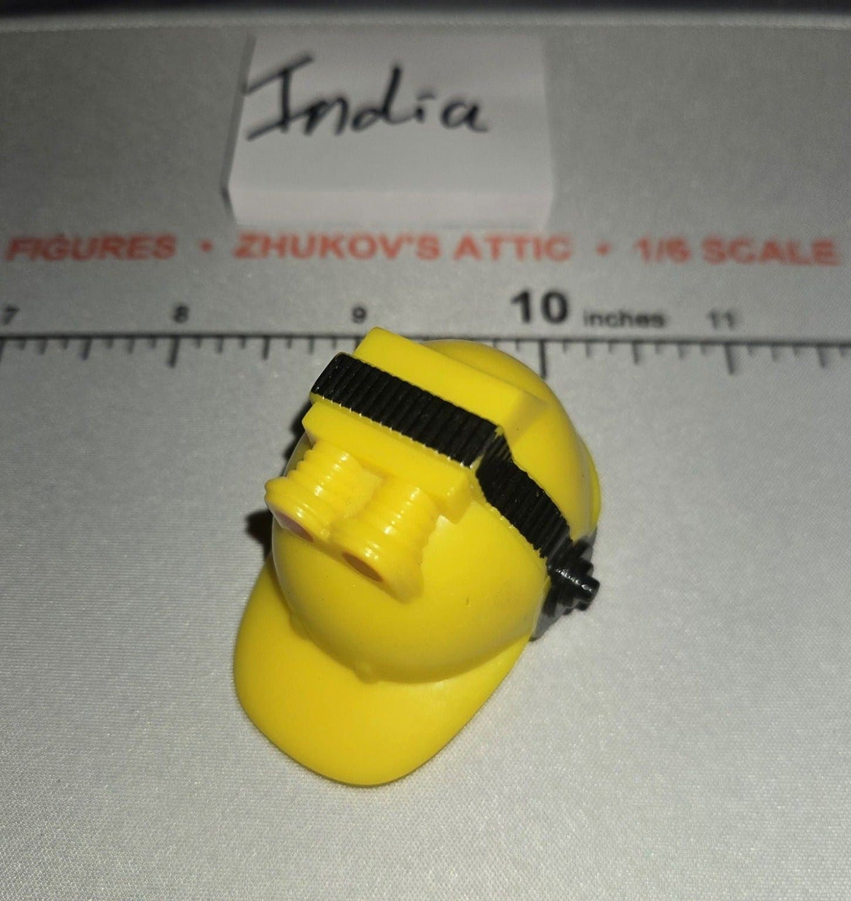 1/6 Scale Modern Era Yellow Construction Hard Hat