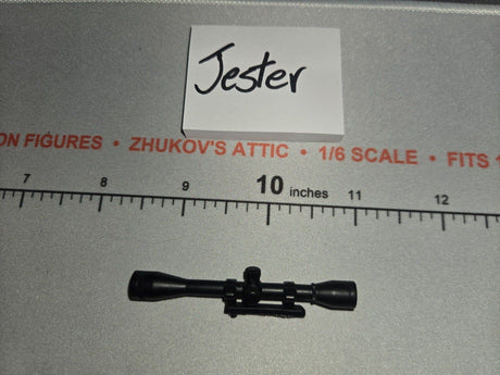 1/6 Scale Modern Era Sniper Rifle Scope with Mount