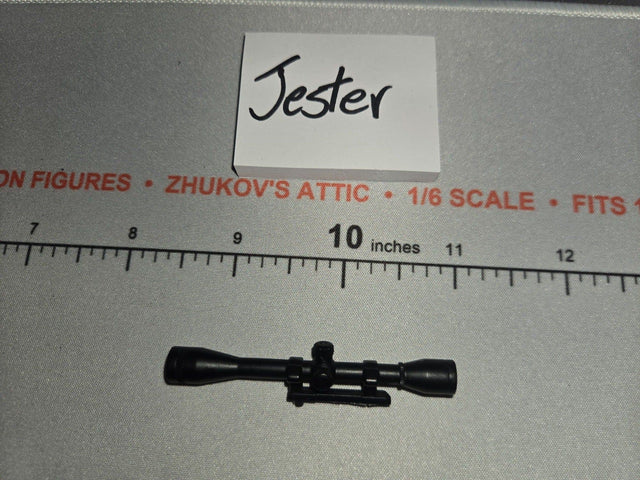 1/6 Scale Modern Era Sniper Rifle Scope with Mount