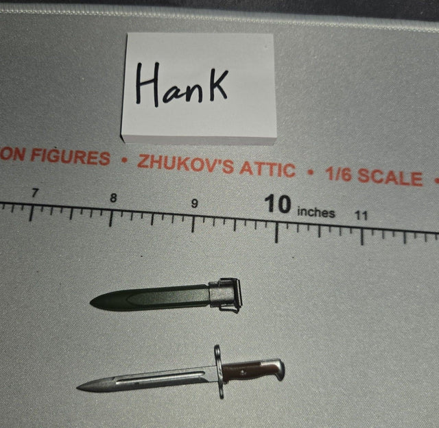 1/6 Scale WWII US Bayonet with Scabbard