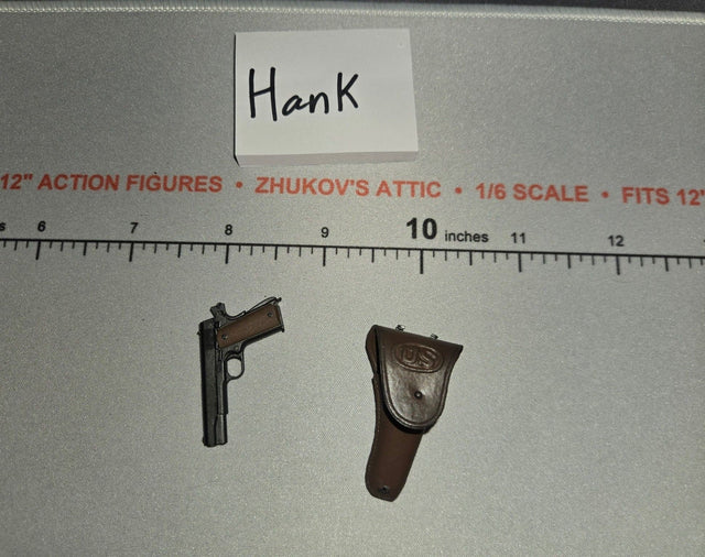 1/6 Scale WWII US Pistol and Holster Set
