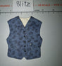 1/6 Scale Civil War Western Era Paisley Vest