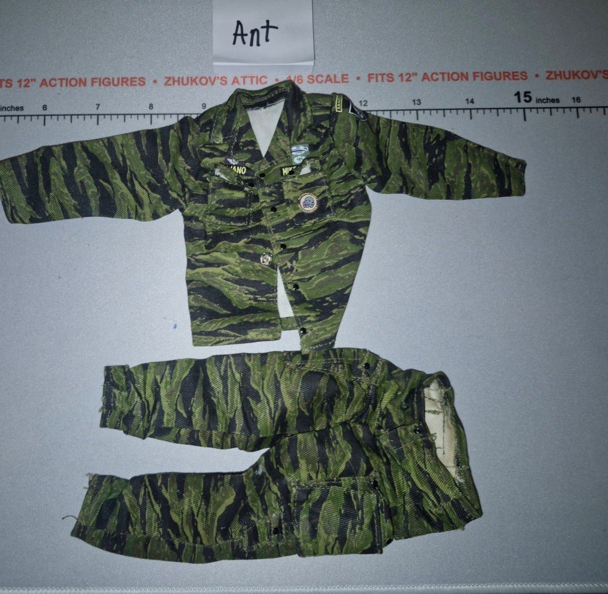 1/6 Scale Vietnam Era Tiger Stripe Camouflage Uniform - Ultimate Soldier