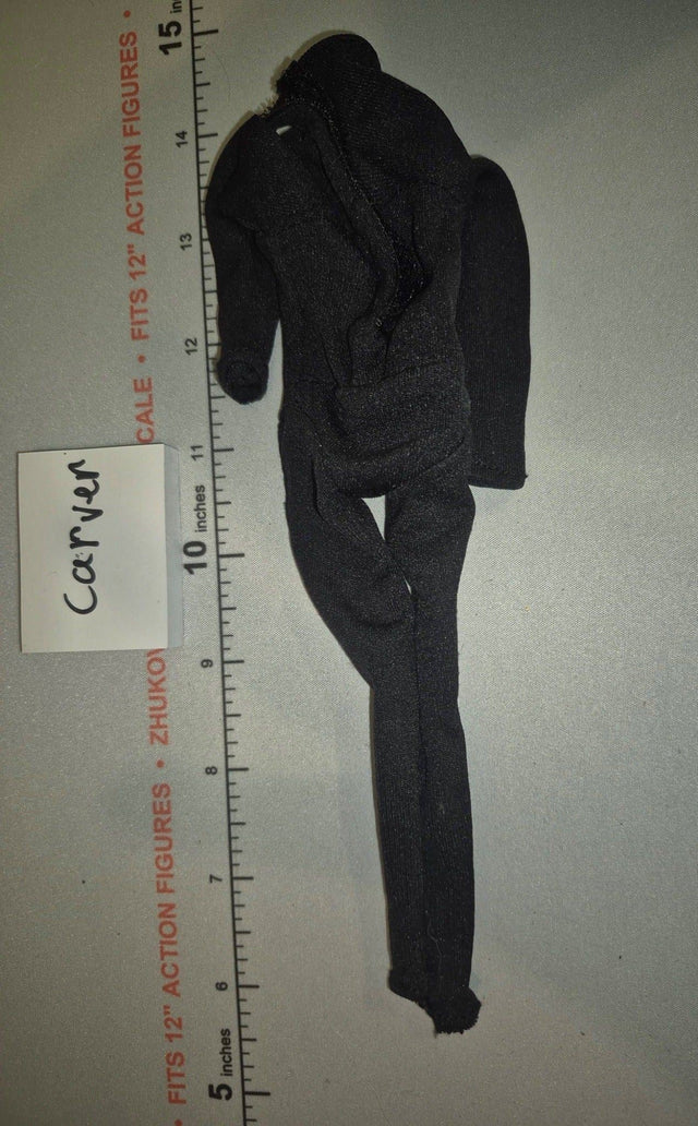 1/6 Scale Modern Era Black Jumpsuit / Body Suit