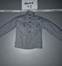 1/6 Scale WWII German Grey Work Shirt - Soldier Story