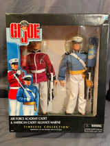 1/6 Scale Vintage Remake GI Joe Air Force Academy Cadet and American Cadet Alliance Marine Figures - NIB Hasbro