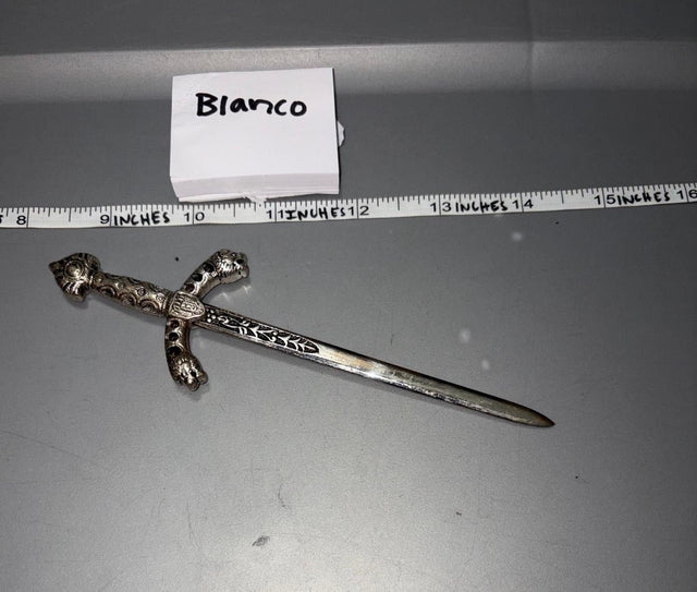 1/6 Scale Medieval Fantasy Ornate Short Sword - Metal