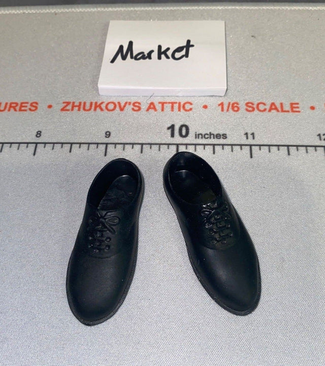1/6 Scale Modern Era Black Dress Shoes