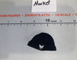 1/6 Scale Modern Era Black Beanie Hat with Eagle Insignia Patch