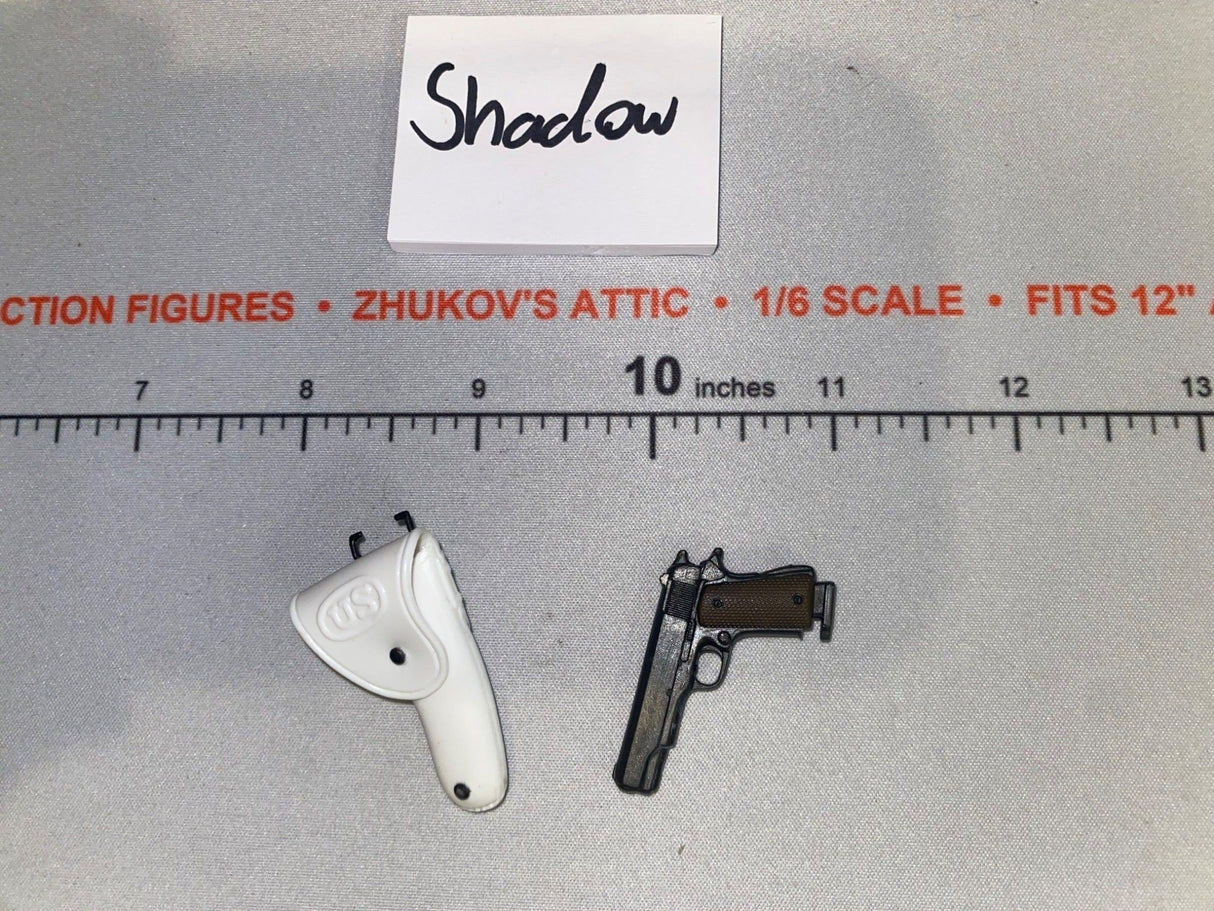 1/6 Scale WWII US M1911 Pistol and Holster Set - SOTW