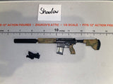 1/6 Scale Modern Era US M4 Carbine Rifle with Suppressor and Folding Stock - Easy and Simple