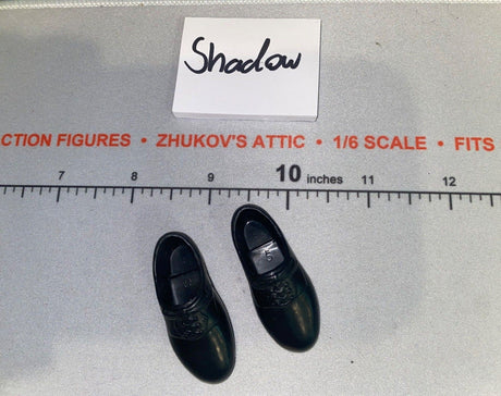 1/6 Scale Modern Era Black Dress Shoes