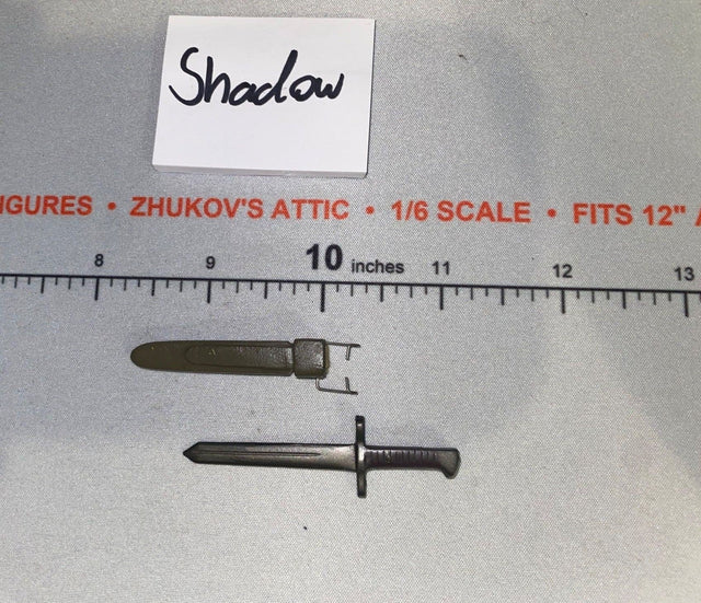 1/6 Scale WWII US Bayonet with Scabbard
