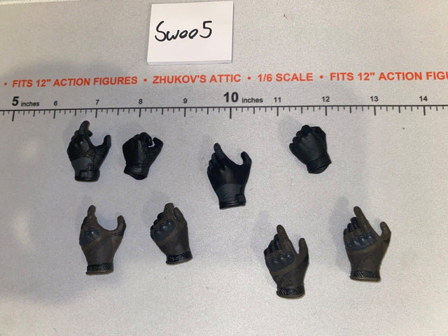 1/6 Scale Modern Era Gloved Hand Lot Left Only