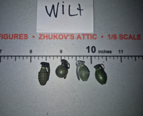 1/6 Scale Vietnam Era US Hand Grenade Set