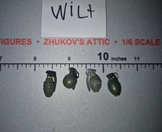 1/6 Scale Vietnam Era US Hand Grenade Set
