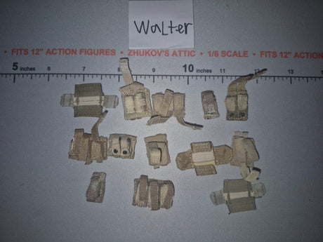 1/6 Scale Modern Era Ammunition Pouches Lot