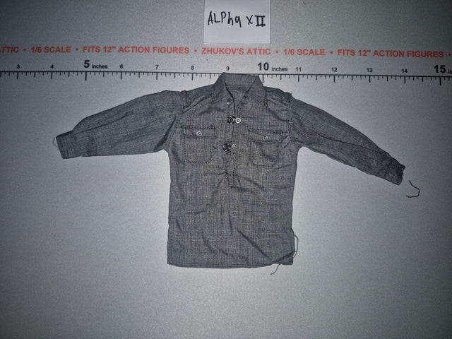 1/6 Scale WWII German Grey Work Shirt - Dragon