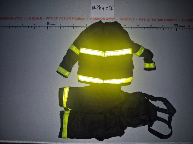 1/6 Scale Modern Era Firefighter Turnout Gear Set