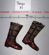 1/6 Scale WWII German Pilot Flight Boots - DID