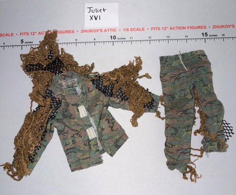 1/6 Scale Modern Era Sniper Ghillie Suit Uniform Set