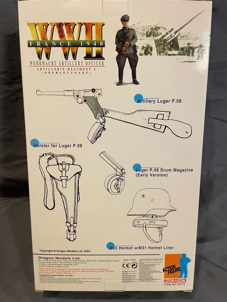 1/6 Scale WWII German Wehrmacht Artillery Officer Manfred Hecht - NIB Dragon