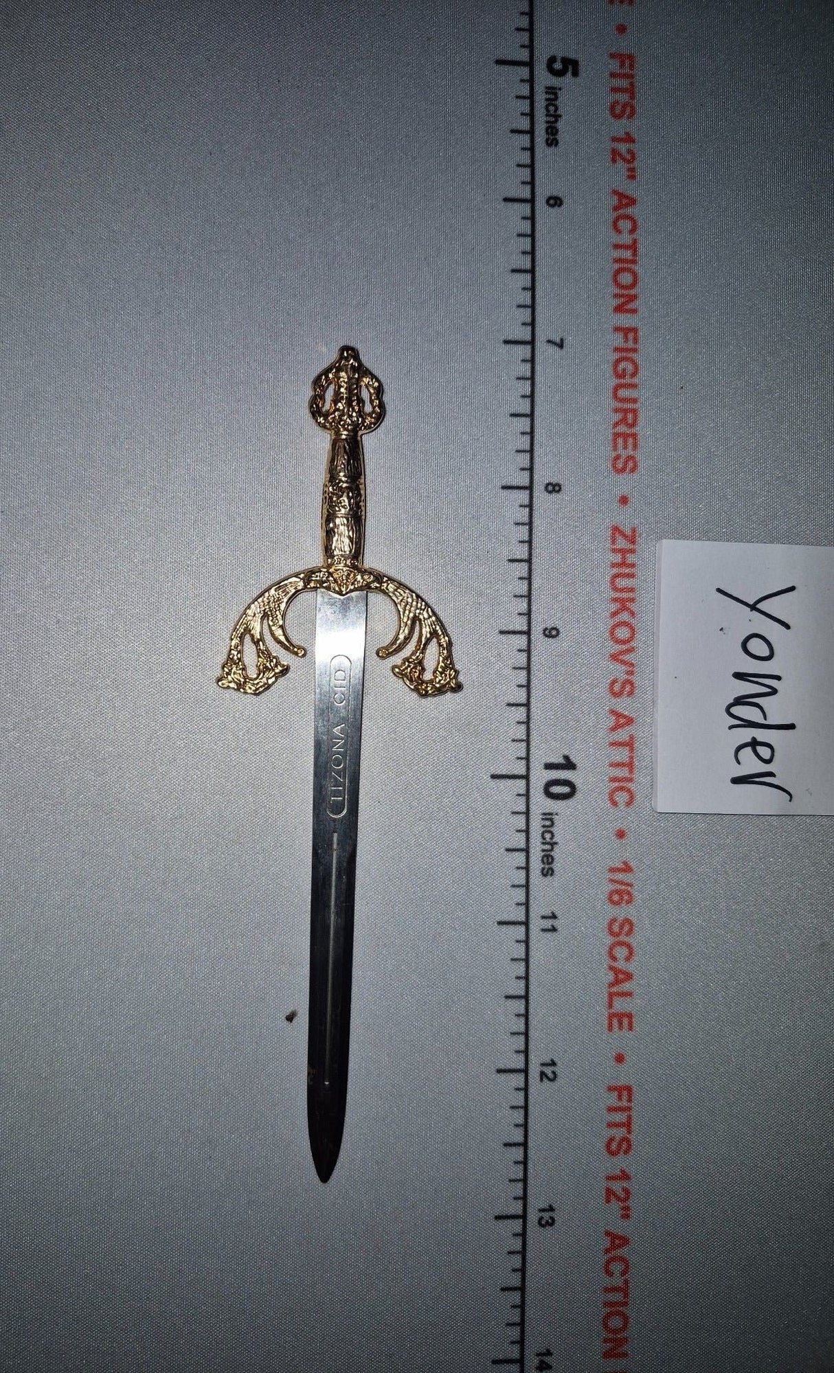 1/6 Scale Medieval Fantasy Colada Metal Sword