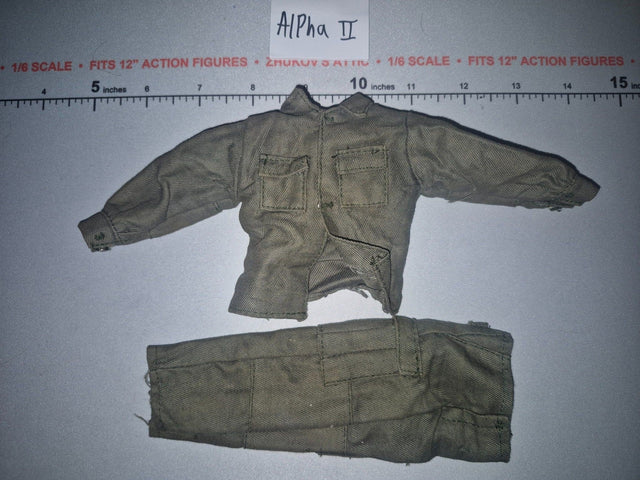 1/6 Scale Modern Green BDU Uniform Set - Ultimate Soldier