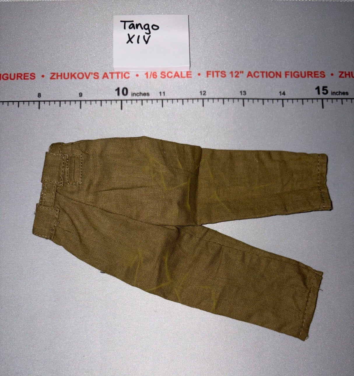1/6 Scale WWII German Tropical Afrika Korps Pants Trousers