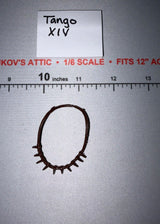 1/6 Scale Native American Spiked Bear Claw Collar Necklace - Johnny West