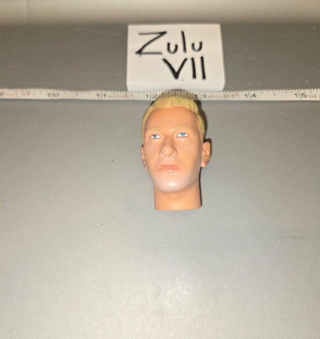 1/6 Scale Male Head Sculpt with Blonde Hair - Dragon