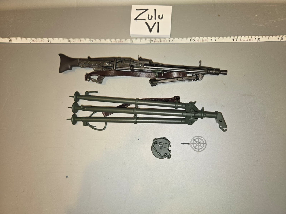 1/6 Scale WWII German Machine Gun with Anti Air Tripod Mount - Dragon