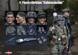 1/6 Scale WWII German Waffen 9. Panzerdivision Hohenstaufen Panzer Reconnaissance Figure - NIB Ujindou