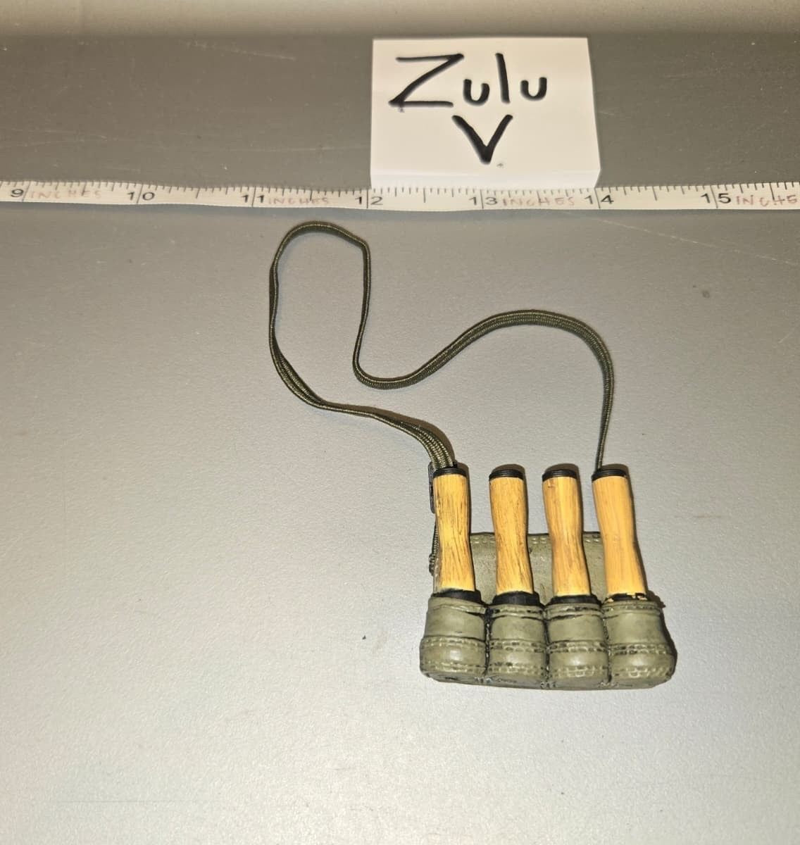 1/6 Scale Vietnam NVA Vietcong Stick Grenade Pouch with Strap - Ultimate Soldier