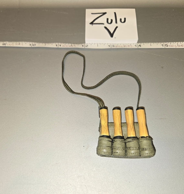 1/6 Scale Vietnam NVA Vietcong Stick Grenade Pouch with Strap - Ultimate Soldier