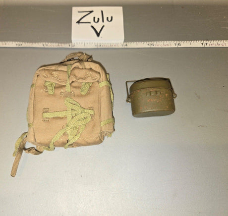 1/6 Scale WWII Japanese Field Pack and Mess Kit Set