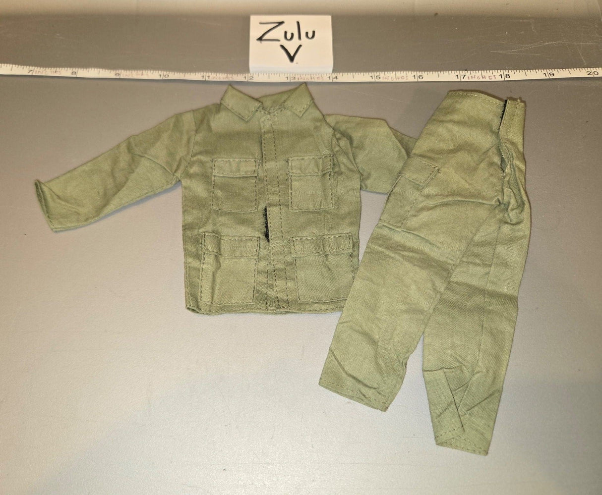 1/6 Scale Vietnam Army Fatigue Uniform Shirt and Trousers Set - SOTW