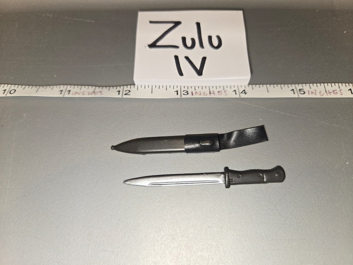 1/6 Scale WWII German Bayonet and Scabbard