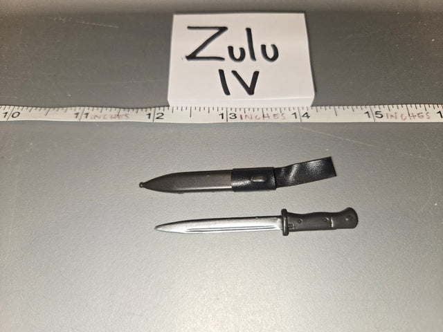 1/6 Scale WWII German Bayonet and Scabbard