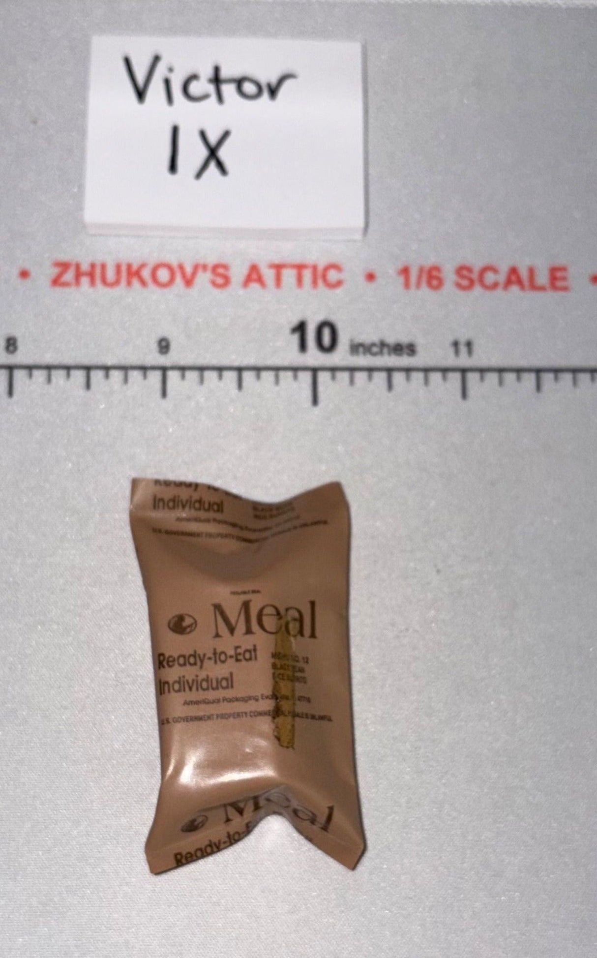 1/6 Scale Modern MRE Ration Package